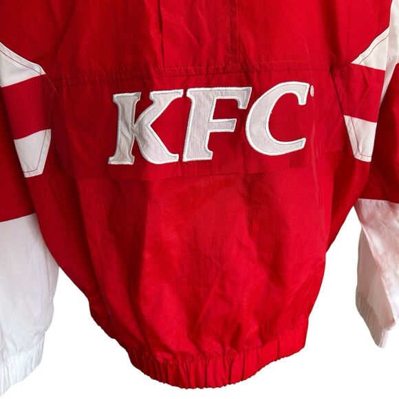KFC Kentucky Fried Chicken Windbreaker‎ Jacket Small Colonel Sanders NWT Novelty - Picture 6 of 13